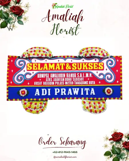 Papan Bunga Ucapan Selamat Anawi